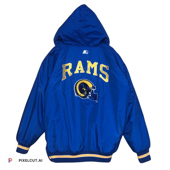Logo Athletic Other - St. Louis/Los Angeles NFL Starter embroidered Football Puff hooded coat XL